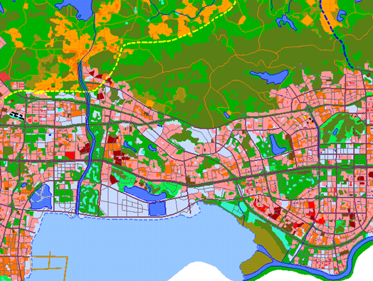某地的电子地图